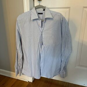 Valentino Garavani Button Down Men's Shirt Size 40 Blue